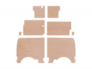 VW T4 LWB PLY PANEL KIT BARN DOOR VARIANT - STYLE 2