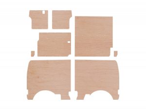 VW T4 LWB PLY PANEL KIT BARN DOOR VARIANT - STYLE 3