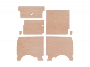 VW T4 LWB PLY PANEL KIT TAILGATE VARIANT - STYLE 3