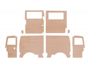 VW T4 LWB FULL HEIGHT PLY PANEL KIT BARN DOOR VARIANT - STYLE 1