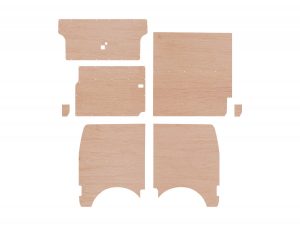 VW T4 SWB PLY PANEL KIT TAILGATE VARIANT - STYLE 3