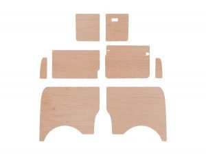VW T5 LWB PLY PANEL KIT BARN DOOR VARIANT - STYLE 2