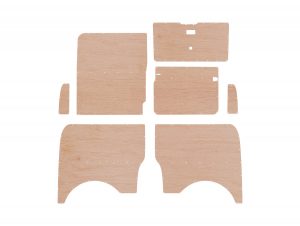 VW T5 LWB PLY PANEL KIT TAILGATE VARIANT - STYLE 3