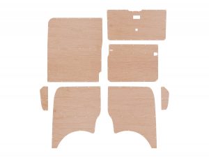 VW T5 SWB PLY PANEL KIT TAILGATE VARIANT - STYLE 3