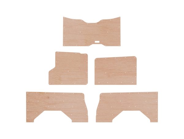 FORD TRANSIT CUSTOM 2013-ONWARDS LWB (L2) PLY PANEL KIT TAILGATE VARIANT - STYLE 4